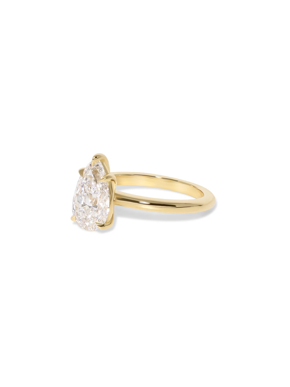 2.30ct Pear Ceremonial Solitaire Ring - View 