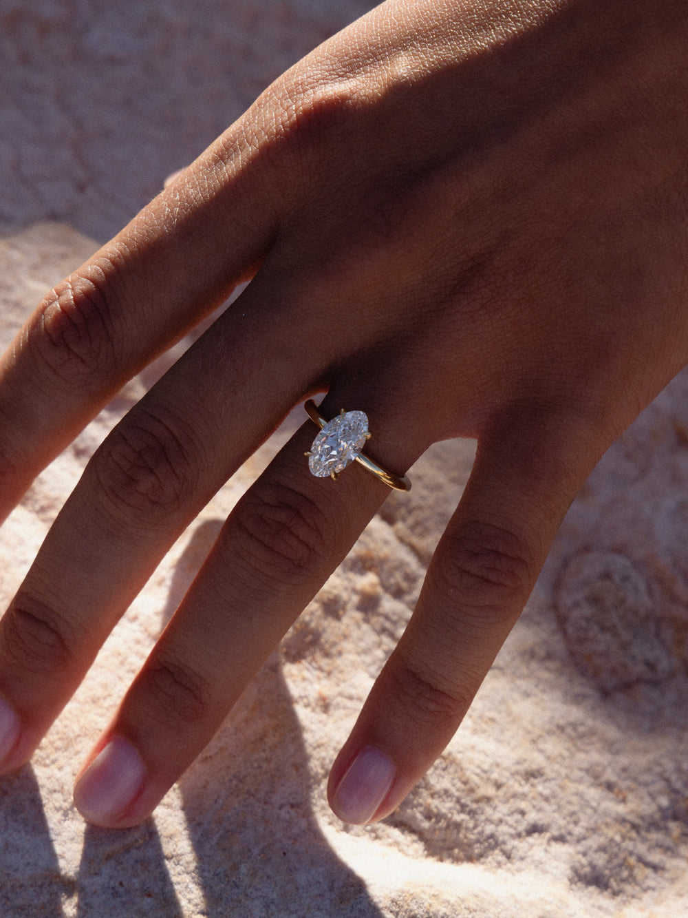 2.38ct Moval Ceremonial Solitaire Ring - View 