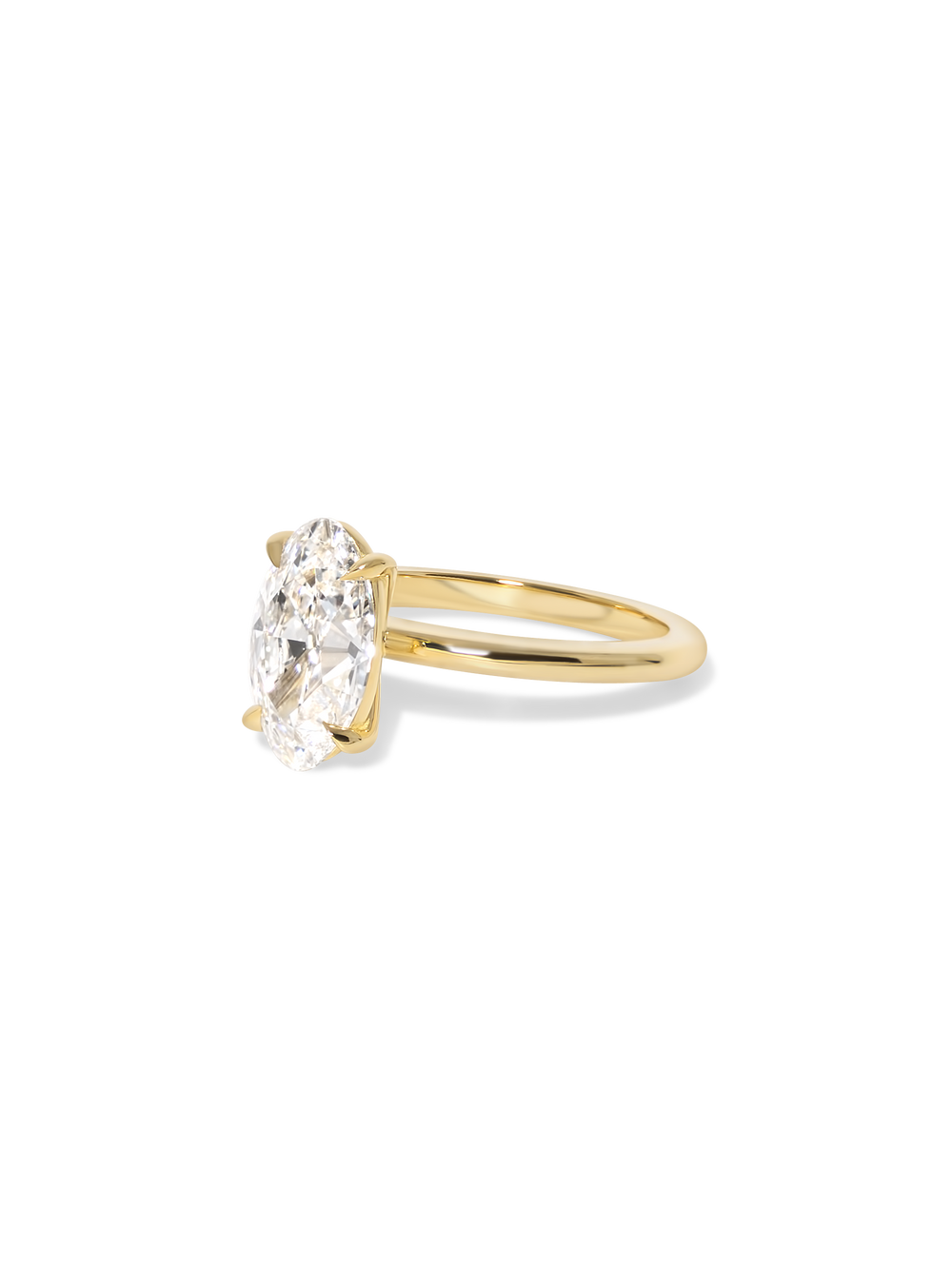 2.38ct Moval Ceremonial Solitaire Ring - View 