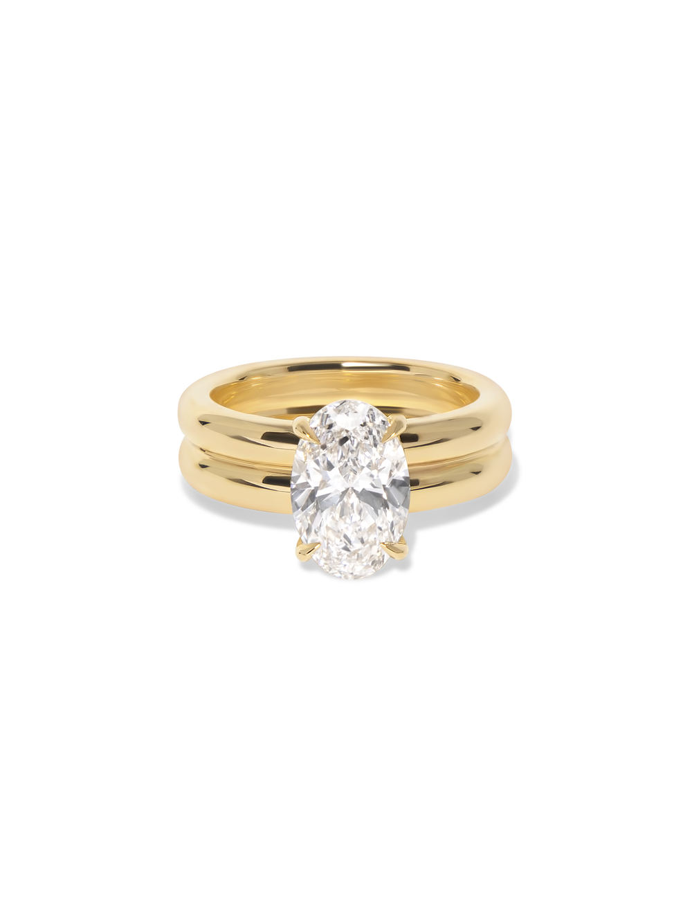 2.45ct Oval Solitaire Ring - View 