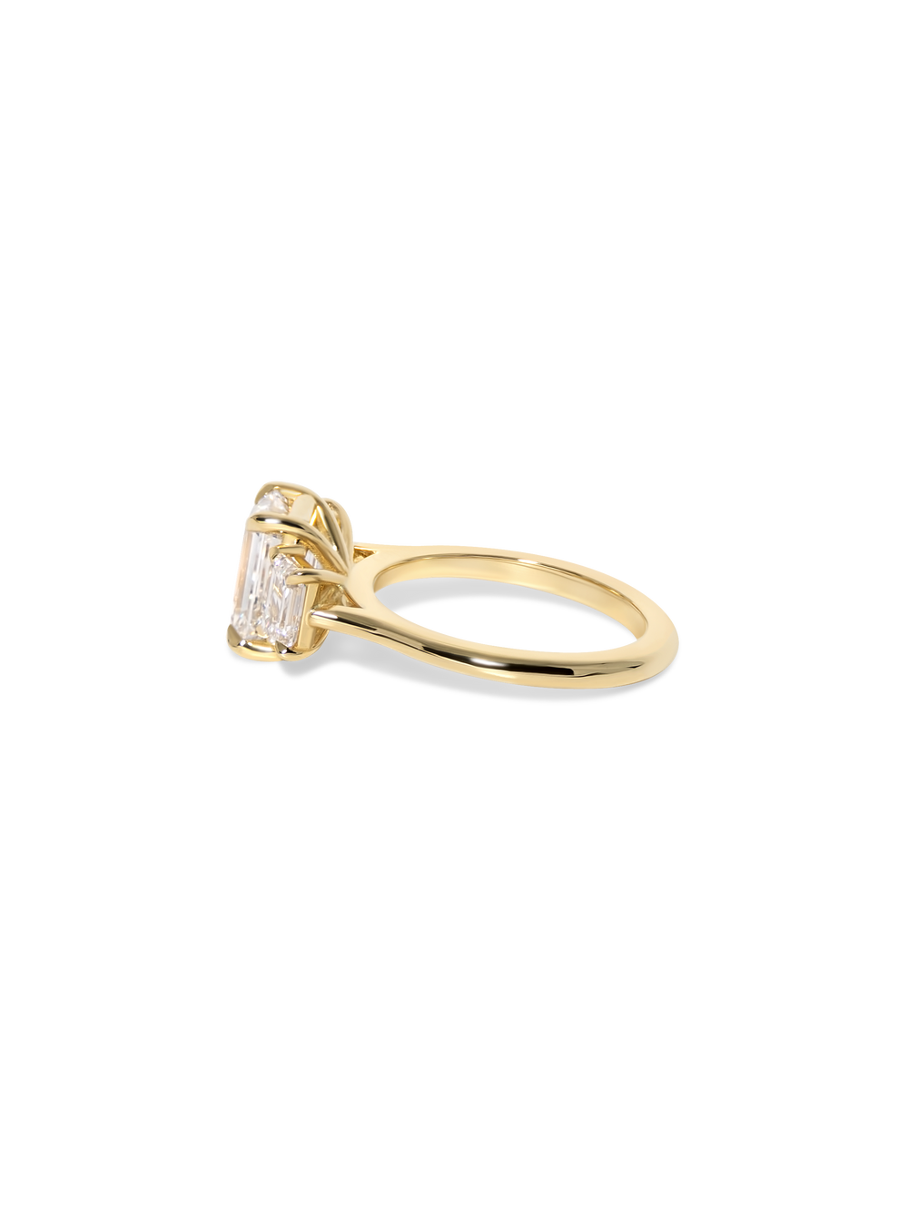 2.59ct Emerald Trilogy Ring - View 