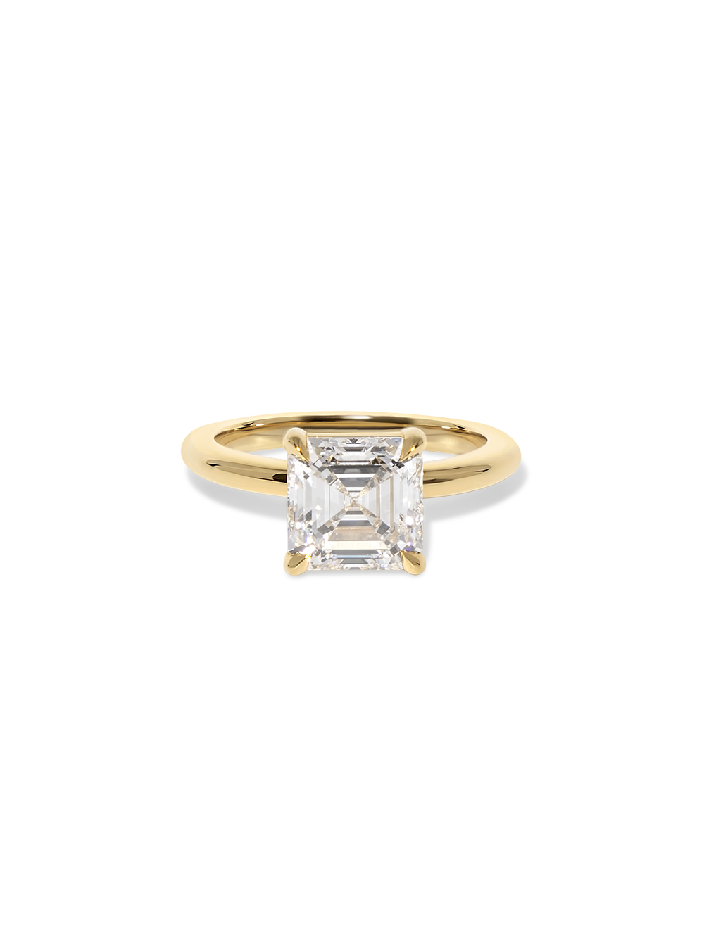 2.64ct Asscher Ceremonial Solitaire Ring - View 