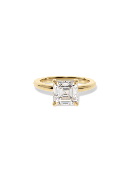 2.64ct Asscher Ceremonial Solitaire Ring