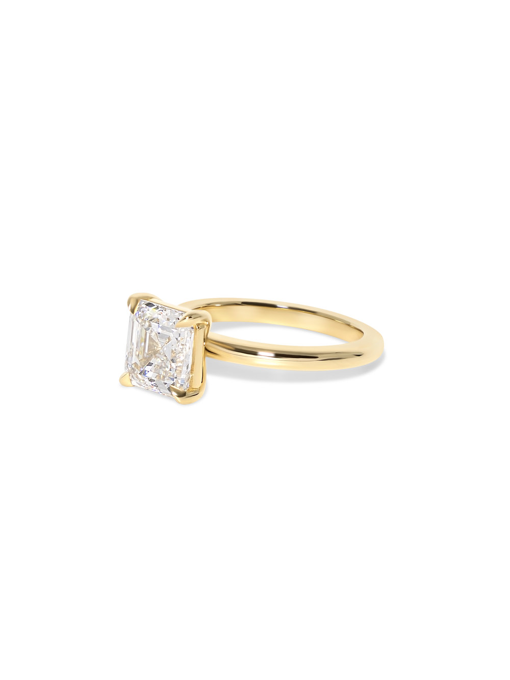 2.64ct Asscher Ceremonial Solitaire Ring - View 