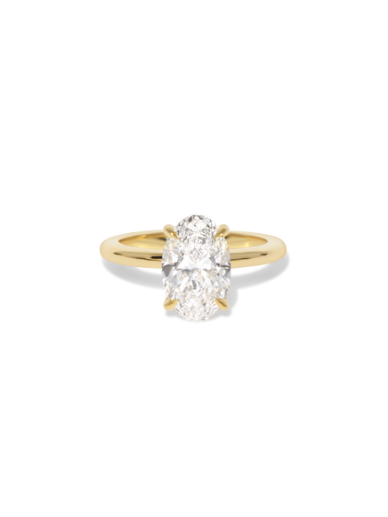 2.71ct Oval Ceremonial Solitaire Ring