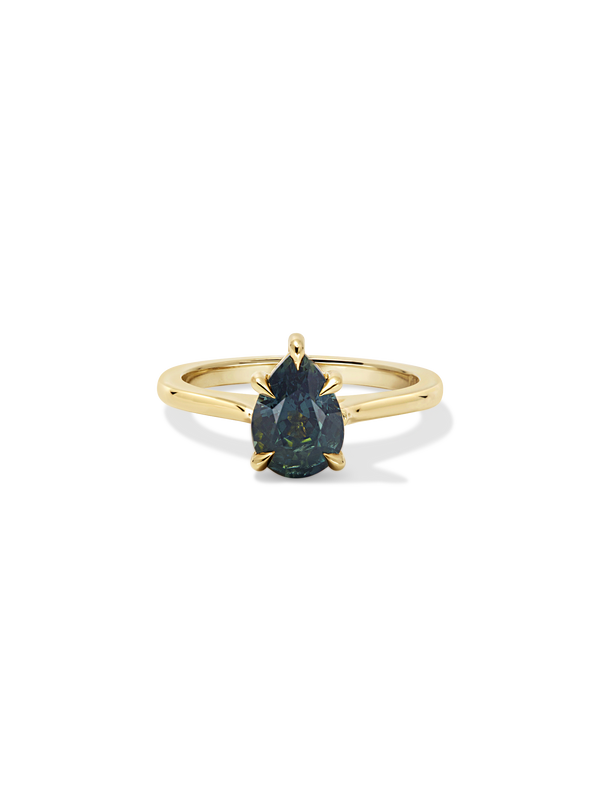 2.06ct Pear Sapphire Classic Solitaire