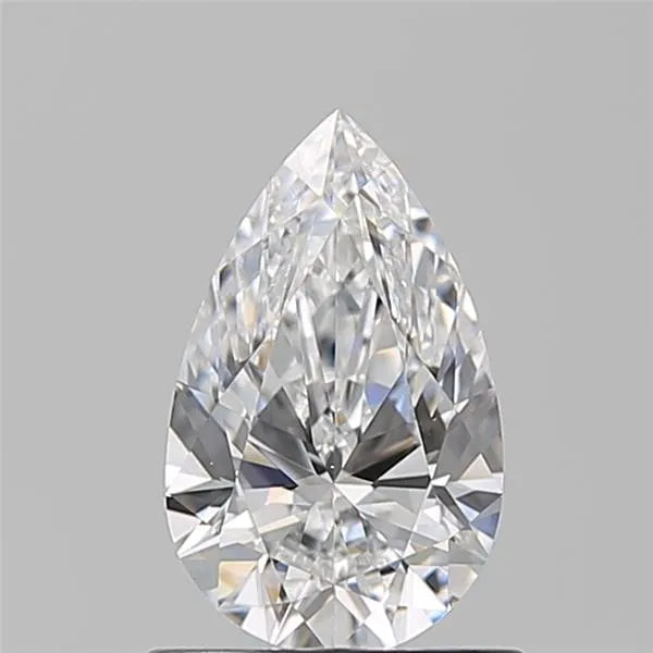 0.90ct Pear Natural Diamond (Colour D, Clarity VS2, GIA Certified) - View 