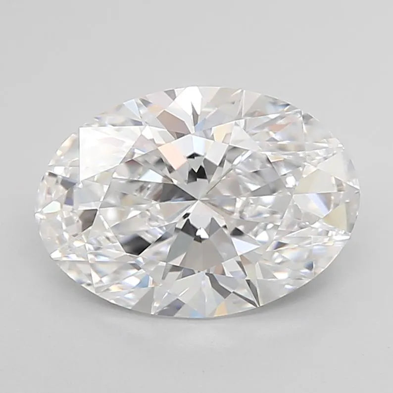 2.57ct Oval Lab Grown Diamond (Colour D, Clarity VVS1, Cut EX, IGI Certified) - View 