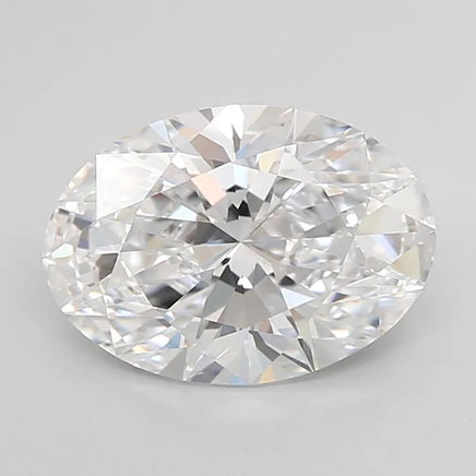 2.57ct Oval Lab Grown Diamond (Colour D, Clarity VVS1, Cut EX, IGI Certified)