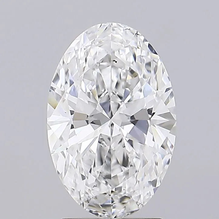 2.51ct Oval Lab Grown Diamond (Colour E, Clarity VS2, IGI Certified) - View 