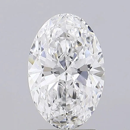 2.51ct Oval Lab Grown Diamond (Colour E, Clarity VS2, IGI Certified)