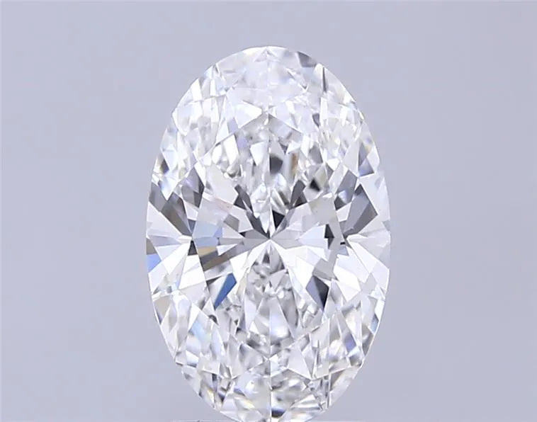 2.53ct Oval Lab Grown Diamond (Colour E, Clarity VS1, IGI Certified) - View 