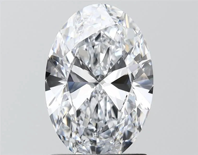 1.90ct Oval Lab Grown Diamond (Colour E, Clarity VVS2, IGI Certified) - View 