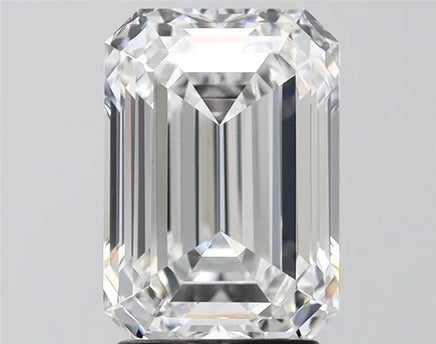 3.08ct Emerald Lab Grown Diamond (Colour D, Clarity VVS2, IGI Certified)