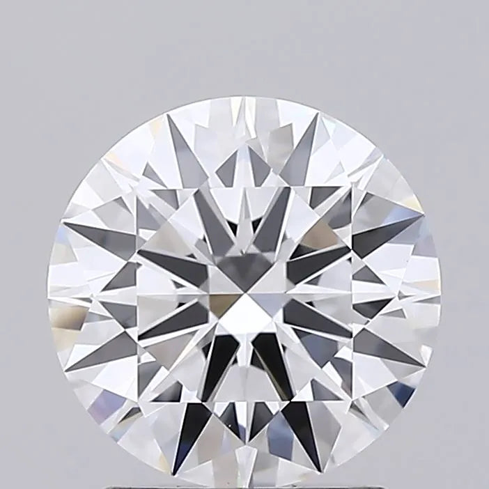 1.58ct Round Lab Grown Diamond (Colour D, Clarity IF, Cut EX, IGI Certified) - View 