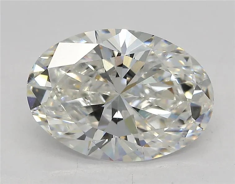 3.02ct Oval Lab Grown Diamond (Colour E, Clarity VVS2, IGI Certified) - View 