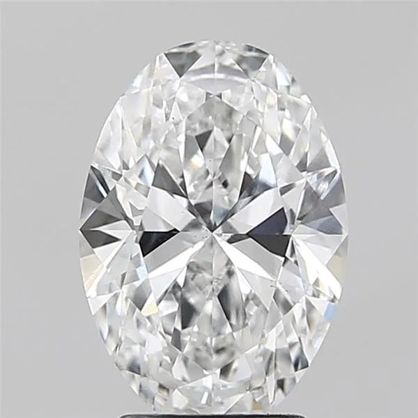 2.53ct Oval Lab Grown Diamond (Colour D, Clarity VS2, IGI Certified) - View 
