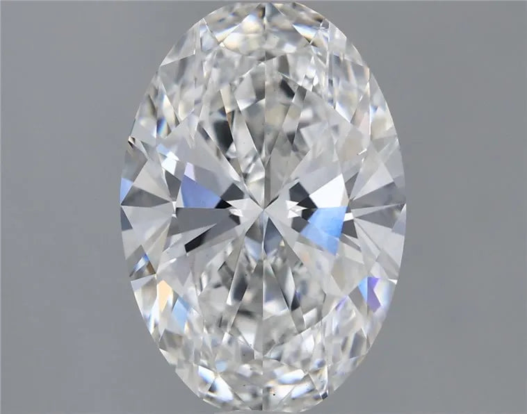 3.25ct Oval Lab Grown Diamond (Colour E, Clarity VS2, IGI Certified)