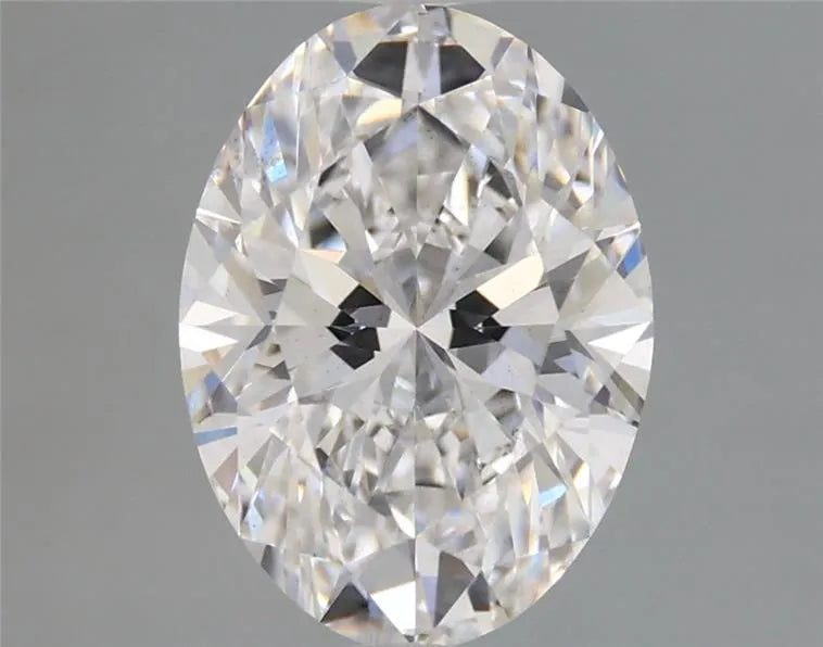 2.13ct Oval Lab Grown Diamond (Colour D, Clarity VS2, IGI Certified) - View 