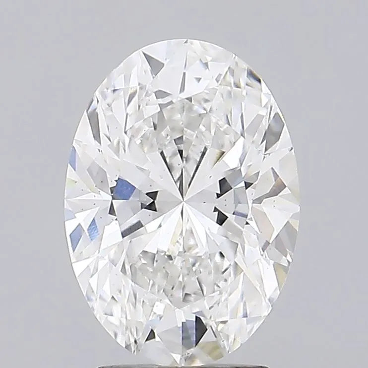 3.09ct Oval Lab Grown Diamond (Colour E, Clarity VS2, IGI Certified)