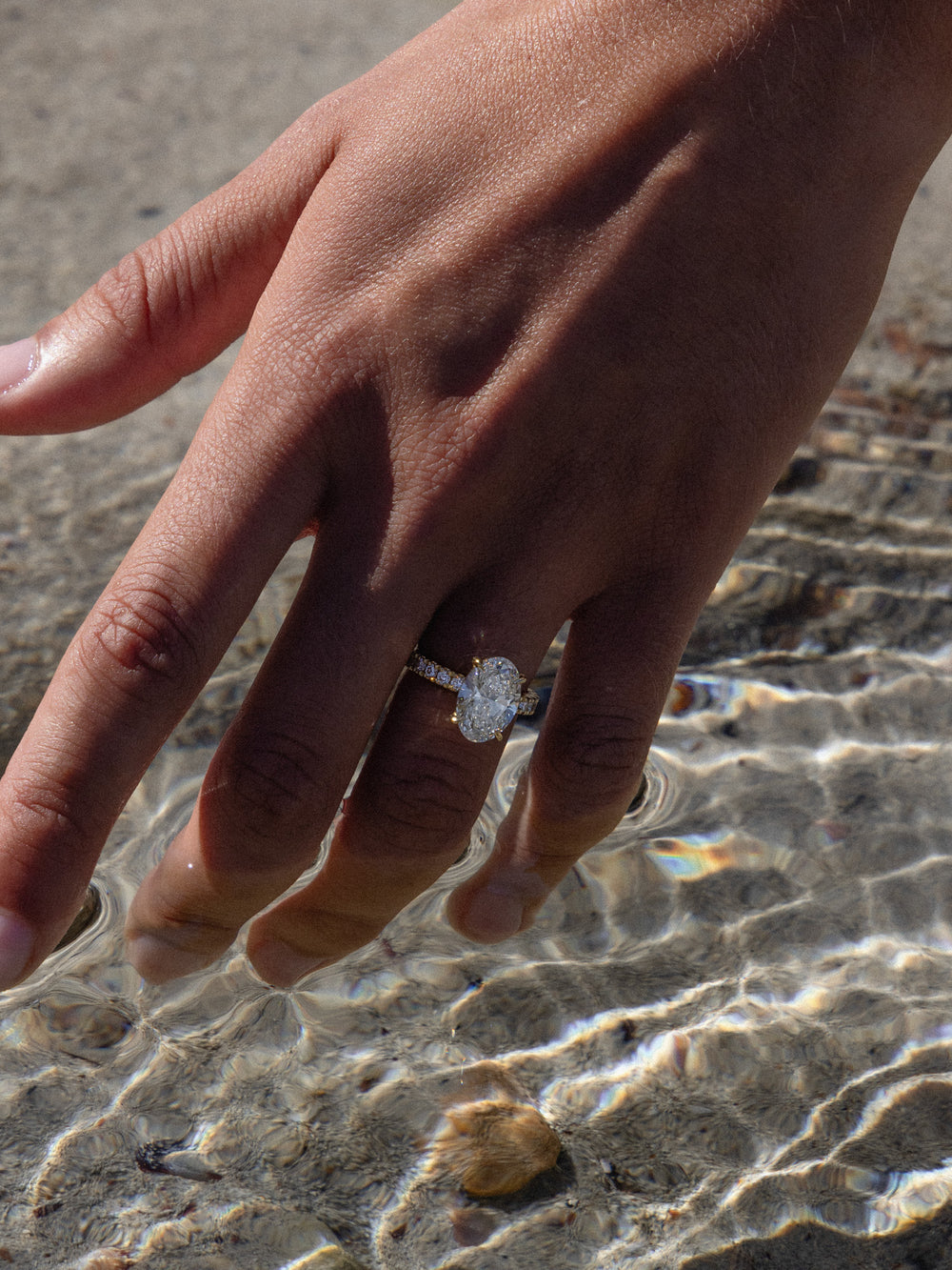 3.53ct Oval Ceremonial Solitaire Ring - View 