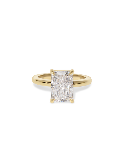 3.54ct Radiant Ceremonial Solitaire Ring