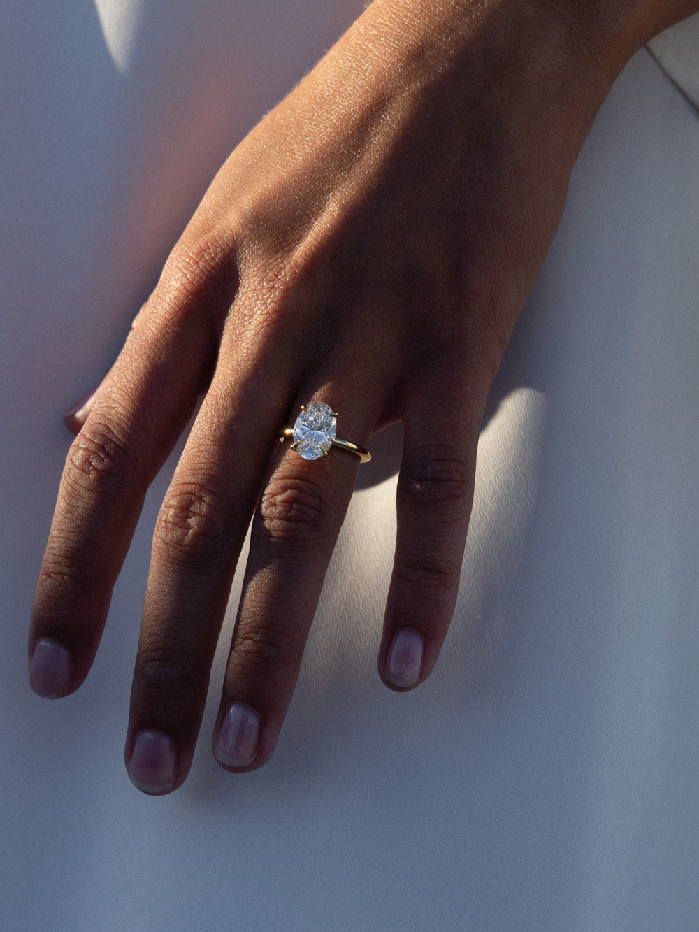 3.55ct Oval Ceremonial Solitaire Ring - View 