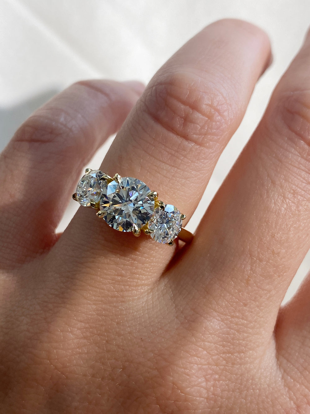 Round Trilogy Ring - View 