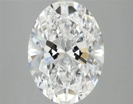 3.68ct Oval Lab Grown Diamond (Colour D, Clarity VS2, IGI Certified)