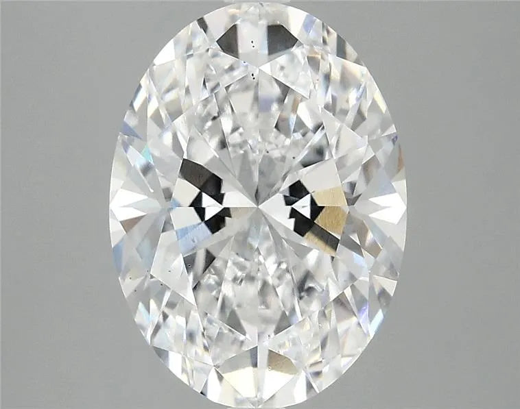 3.68ct Oval Lab Grown Diamond (Colour D, Clarity VS2, IGI Certified)