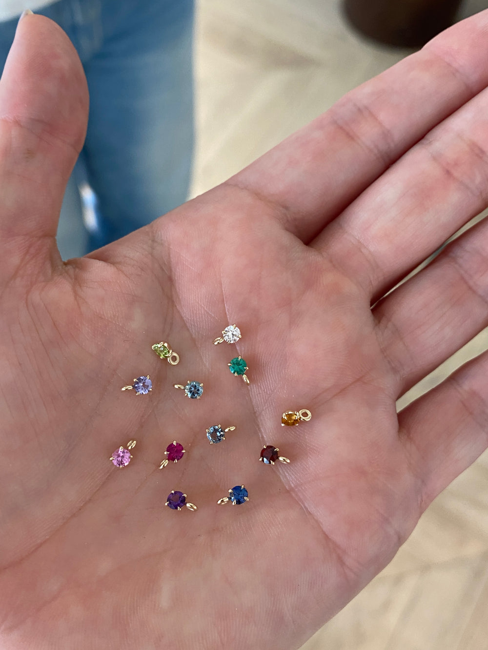 Aster Birthstone Necklace - View 