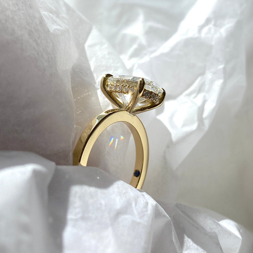 Optional Upgrade: Pavé Rail – Louise Jean Jewellery