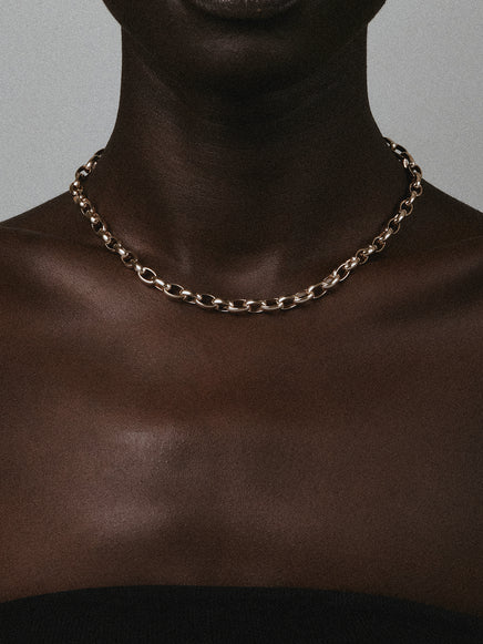 Bold Oval Belcher Chain