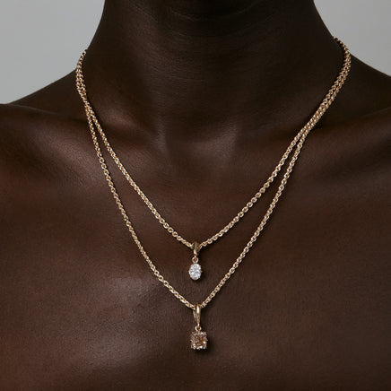 0.86ct Oval Diamond Bespoke Pendant