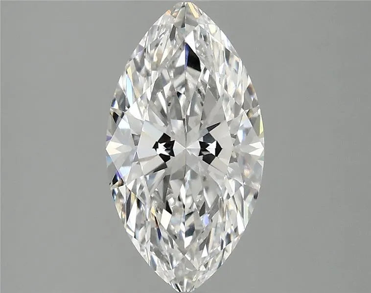 2.02ct Marquise Lab Grown Diamond (Colour G, Clarity VVS2, IGI Certified) - View 