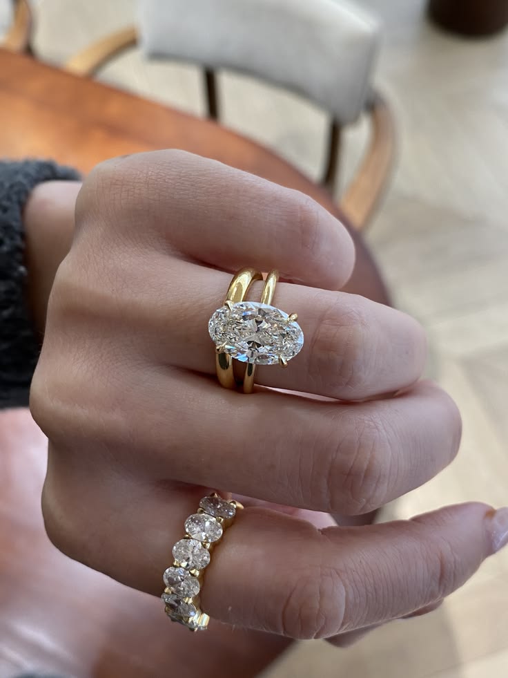 Oval Ceremonial Solitaire Ring - View 