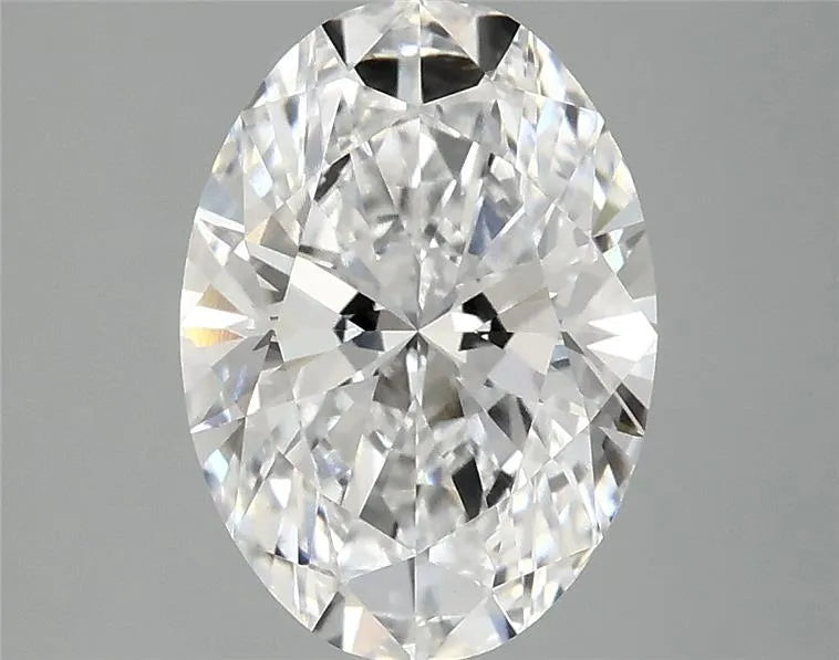 2.59ct Oval Lab Grown Diamond (Colour D, Clarity VVS2, IGI Certified) - View 