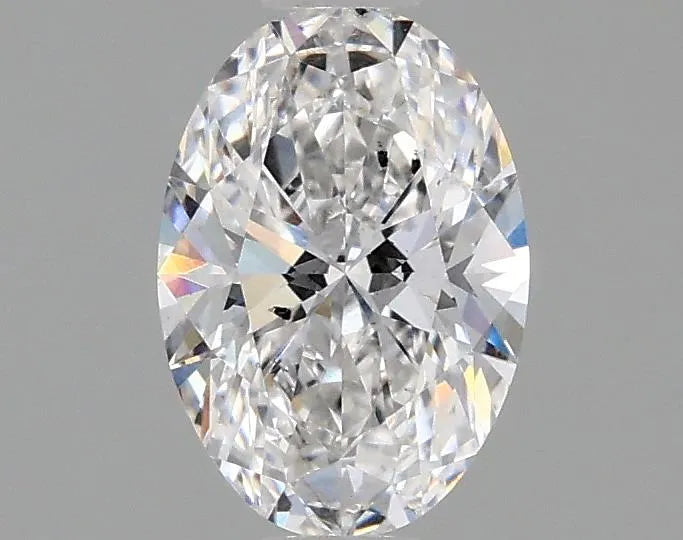 0.97ct Oval Lab Grown Diamond (Colour F, Clarity VS2, IGI Certified) - View 