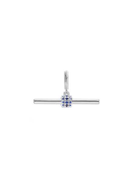 Gemstone T-Bar Pendant