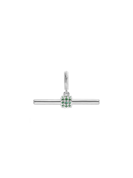 Gemstone T-Bar Pendant