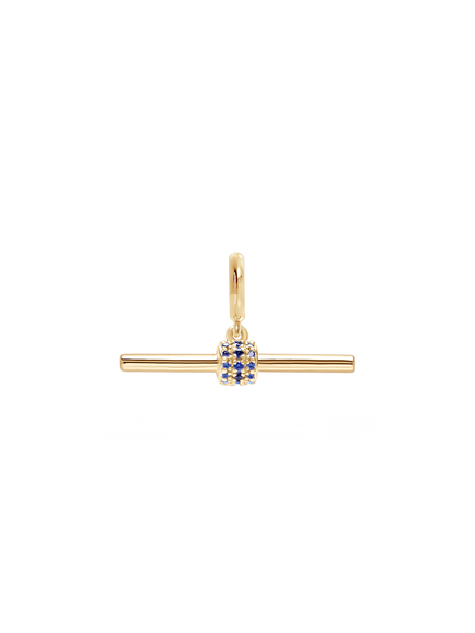 Gemstone T-Bar Pendant