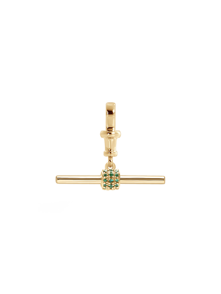 Gemstone T-Bar Pendant