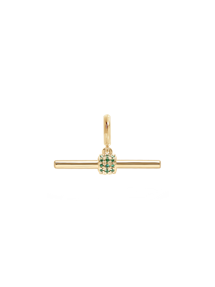 Gemstone T-Bar Pendant