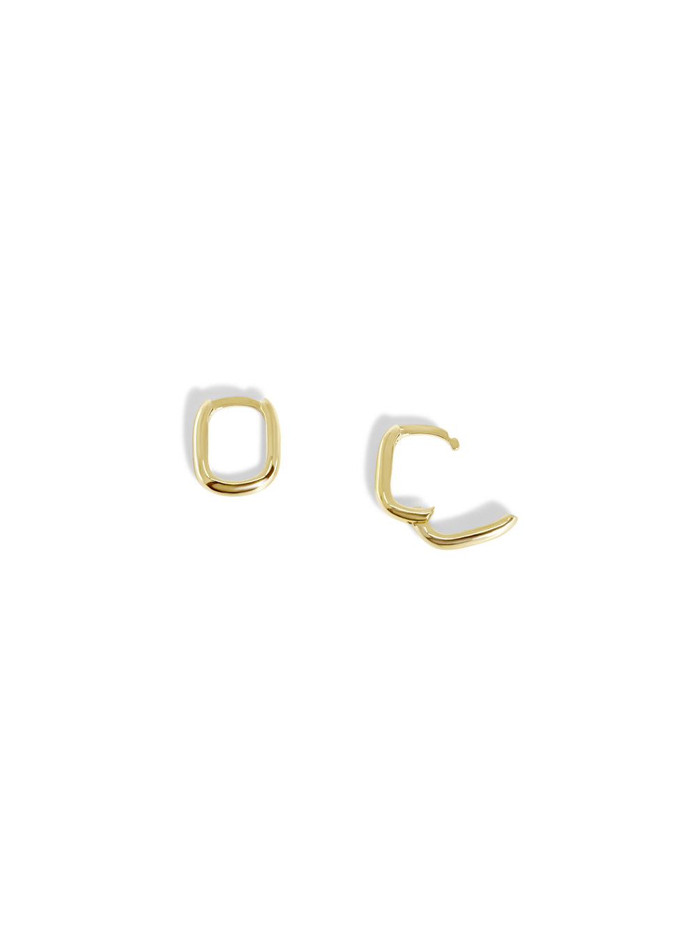 Petite Link Hoops - View 