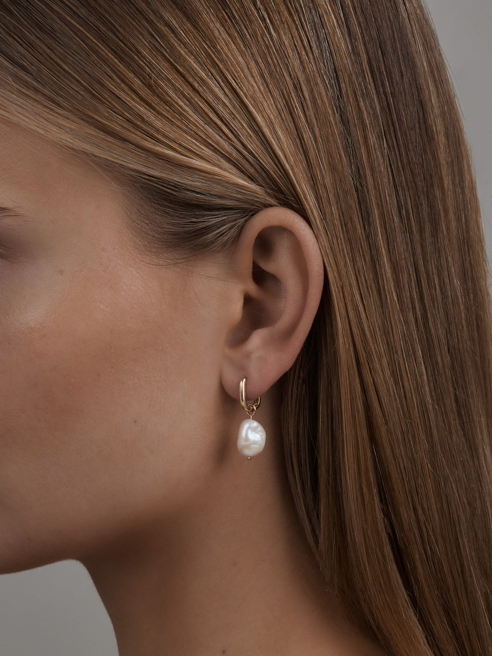 Petite Link Hoops - View 