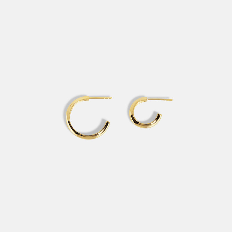 Petite Knife Edge Hoops