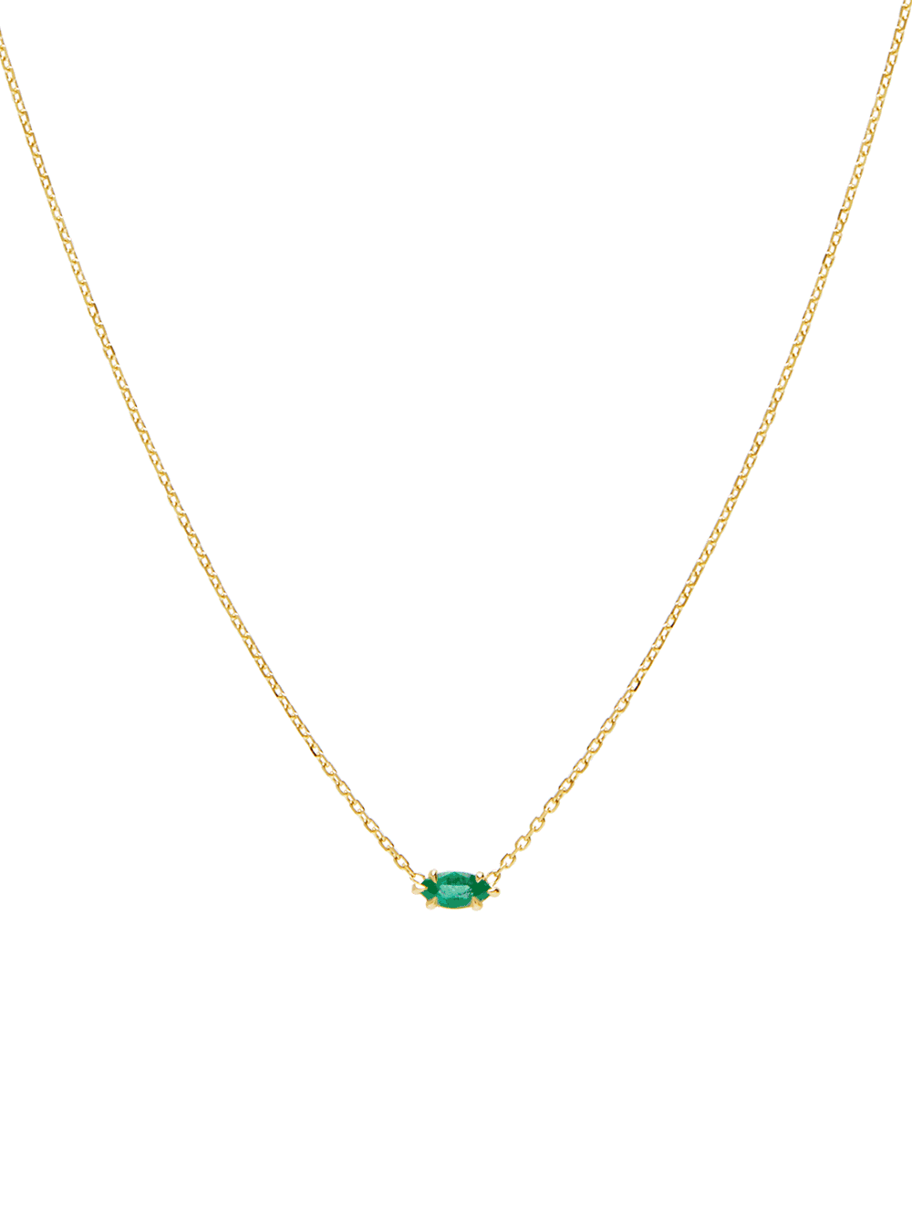 Birthstone Marquise Necklace - View 