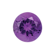 Heart Amethyst Drop Earrings