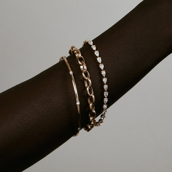 Bold Oval Belcher Bracelet