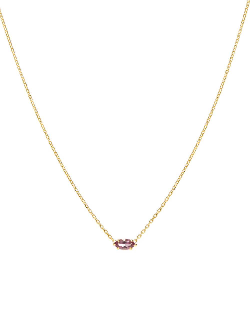 Birthstone Marquise Necklace - View 